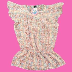 Twik Simons Light Floral Blouse Size S